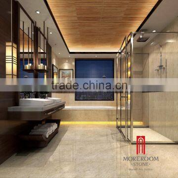 600*900 mm Earl beige marble tile for showroom display