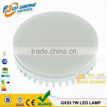 3W4W5W6W7W8W LED GX53 7Watt 450 Lumen 2800K GX53 Dimmbar led lampen