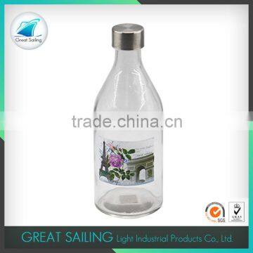 Wholesale Glass Oil Bottle Kitchenware Oil bottle with decal