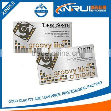 Alumium Badges origin factory wholesale business custom logo metal card