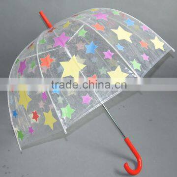 Promotional transparent umbrella