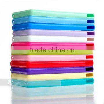 solid colored silicone candy case for sony xperia z l36h