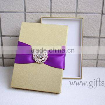 Handmade Luxury wedding invitation boxes wholesale