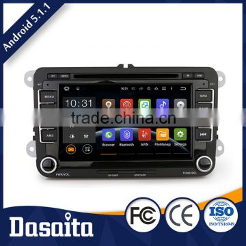 Cheap HD 1080p Video play touch screen car dvd player with GPS for VW skoda