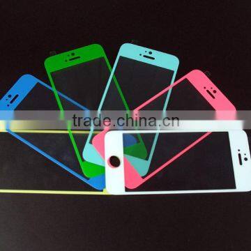 Colorful Mobile Phone Screen Protect Case Tempered Glass Screen Protector for Iphone 5s/5c/5 photo-2