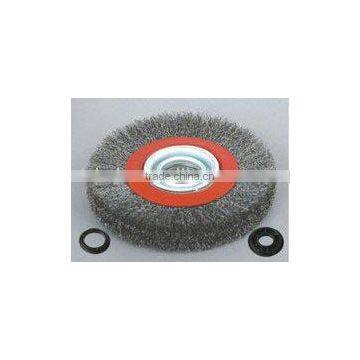 crimped wire circular brush