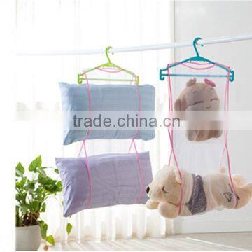 2016 New design polyester mesh pillow soft toys drying rack