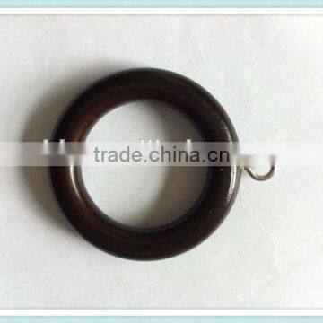 Wholesale Wooden Curtain Rings,Curtain O Ring,Dark Bronze Wooden Ring