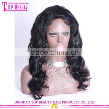 Best Selling Women Hair Wig 22 Inches Brazilian Body Wave 180% Density Full Lace Wig