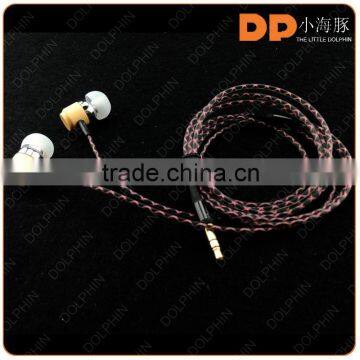 Gadgets 2016 Active Noise Cancelling Wooden Earbuds Wood Headphones for Apple Mobile Phone photo-3