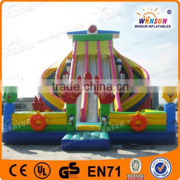 Commercial inflatable bouncer inflatable water slide