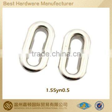 Fashion metal-made Oval Grommet for Apparel Shoe bag