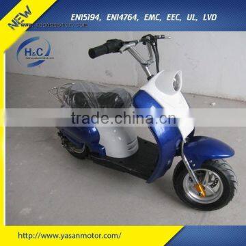 2016 wholesale 300W 24V12Ah Mini Motor Kids scooter electric CE approved