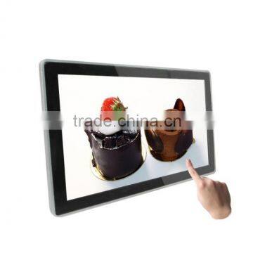 Hot 26 inch HD video input digital signage loop video advertising display for bus hotel elevator advertising