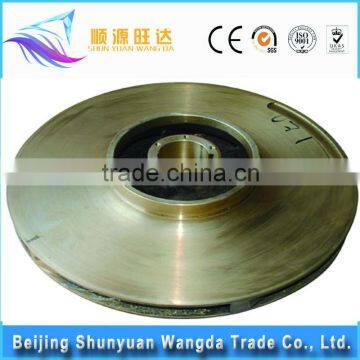 Custom marine engine spare parts Titanium marine vacuum impeller air impeller for water pumps