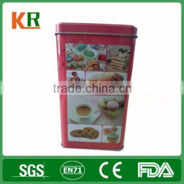 tall height rectangle gift packing tin boxes