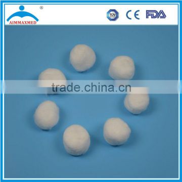 100% cotton gauze ball /high absorbent cotton ball in medical use