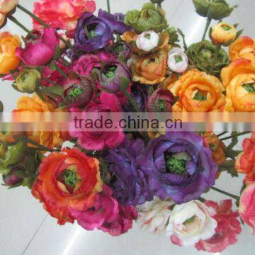 artificial flower ranunculus autumn style YL189A