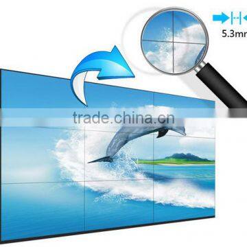 LCD video wall solutions,super narrow bazel video wall with controller