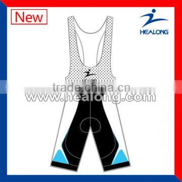 men's sublimated cycling bib shorts wholesale custom