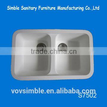 New Design Wholesale Double Bowl Kitchen Sink photo-6