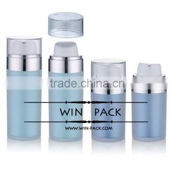 WY0310 San airless bottle with aluminum shoulder, hot selling bottle