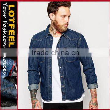 High quality wholesale denim man shirt for mans (LOTS107)