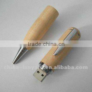 wooden Pen usb memory stick