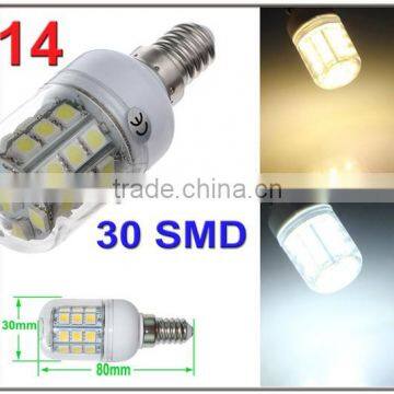 e14 led bulb with 30PCS OF Superbright 5050SMD