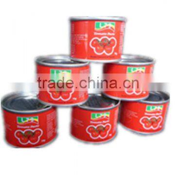 hot sell 140g double concentrated canned tomato paste