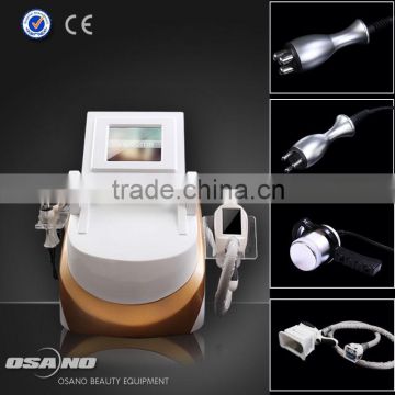 Multi-function portable 4 in 1 professional Beauty Machine Cryo Lipo+Tripolar RF on Body&Face+Cavitation Liposuction beauty