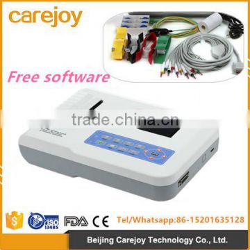 Portable Digital ECG/EKG Machine Price with CE Certificate (EKG-903BS)