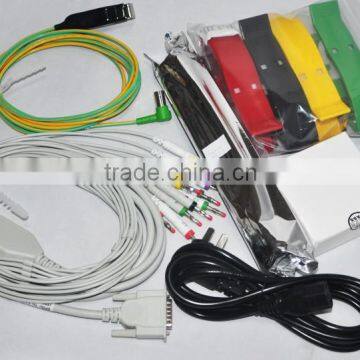 12 Lead 12 Channel 8 Inch Digital Electrocardiograph ECG Machine EKG 1200G 300 Cases With ECG Software photo-2