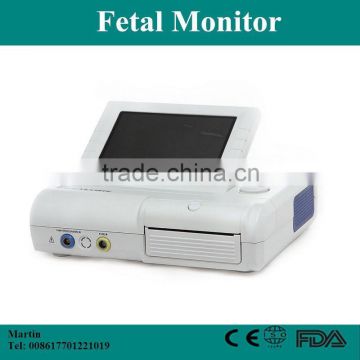 Hot Sale Model 8.4-inch screen color LCD display, Portable Fetal Monitor for single twins optional with printer-Shelly