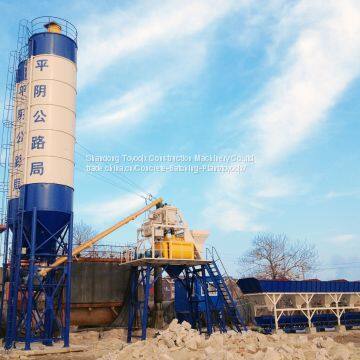 50m3/h skip concrete batching plant