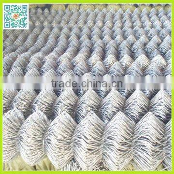 Diamond 65x65mm Hot Dip Galvanized Wire Woven Diamond Mesh Chainlink Fence photo-2