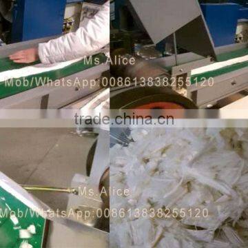 Automatic Waste Rubber Leather Strap Textile Cutting Machine photo-2