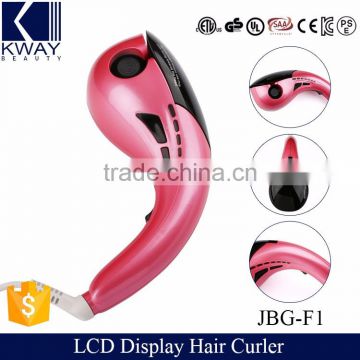 Best Price Electric LCD Display Hair Curler Hair Curling Wand Machine