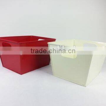 Metal powder coating storage bin