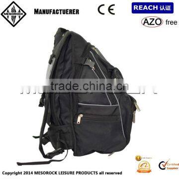 Black Waterproof Motorcycle Backpack, All Weather Motorcycle Helmet Backpack photo-4