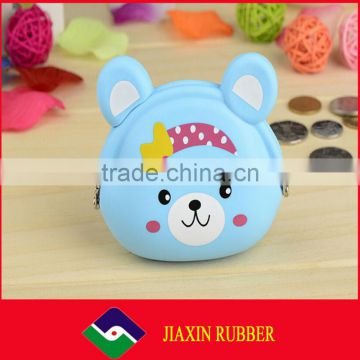 2014 china wholesale hot sale promotion gift Girls Loved Cute Silicone Coin Purse