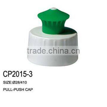 Liquid Bottle Non Spill Plastic Pull Push Cap