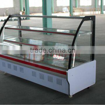 SC-1600Zdc free standing glass display cabinet corner glass display cabinet glass cake display cabinet