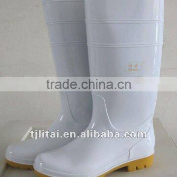 White PVC Safety Boot CE EN ISO20345 S5 Western Boots photo-4