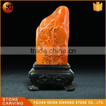 High Quality Natural Yellow Jade Stone Price photo-4