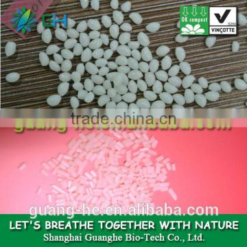 100% compostable polylactide pla material granule GH401 for injection molding