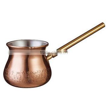 Hot Sale copper coffee pot With Brass Handle