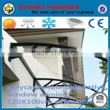 100*80CM polycarbonate pergola decorative awning window