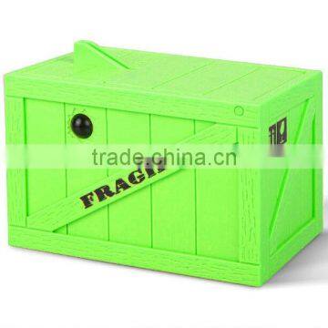 Supply creative mischief saving box / piggy bank / money box --Green