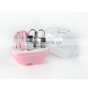 Supply Stainless steel apple nail clippers makeup kit